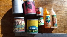 Lot épicerie : miniatures vintage années 70 pour dinette ou pour vitrine