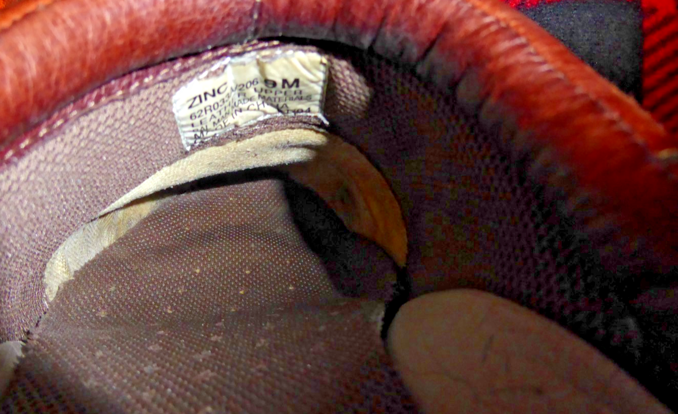 SAOLA G.H. Scarpe uomo Bass & Co. mulo marrone tomaia in pelle suola in gomma taglia 9