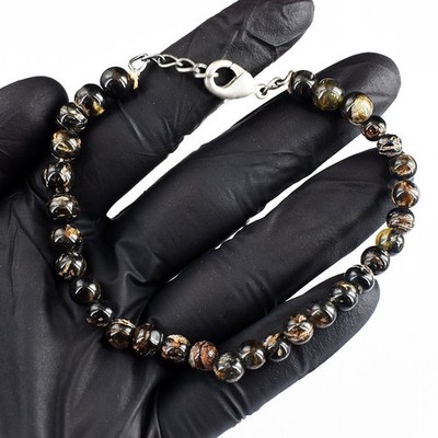 61,00 kt sehr attraktives Granat einzigartiges Design Perlen bestes Armband RK 07 E738