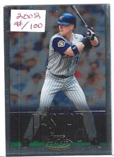 2002 Topps Gold Label Titanium Class 3 Darin Erstad #043/100 Card #116