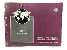 1997 Mercury Villager Minivan Electrical Wiring Diagrams Manual Oem 97 Book