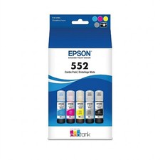 Genuine Epson T552 High Yield Ink Cartridge 5-Pack CMY Photo Black Gray OEM
