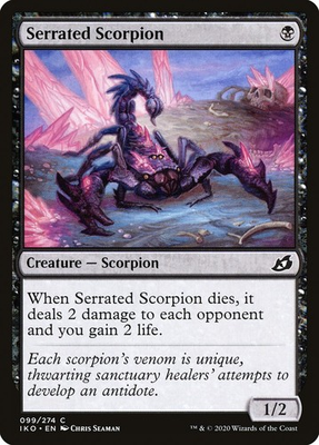 #ad #ad Serrated Scorpion Ikoria: Lair of Behemoths Magic MTG $1.55
