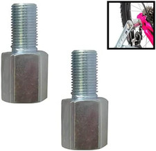 Axle Extenders for Training Wheels - These Bike Axle Extension Bolts Stabilizer