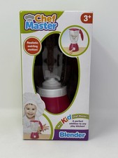 Chef Master Pretend Play Pink Blender Play Kitchen Realistic Swirling Motion