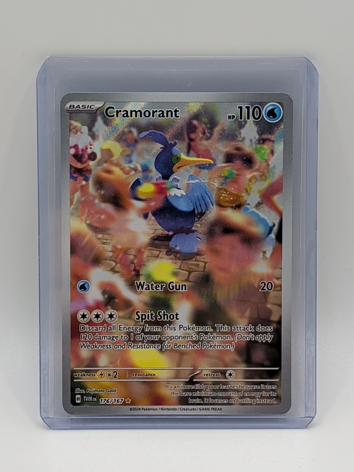 Cramorant Illustration Rare SV06: Twilight Masquerade 176/167 NM