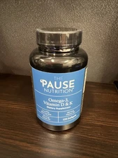 The Pause Nutrition Omega 3 Vitamin D & K2 Supplement Gluten Free