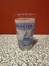 Federal Glass Washington DC 1970's State Souvenir 9 oz Tumbler SH3