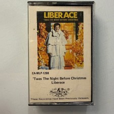 Liberace 'Twas The Night Before Christmas Cassette 1977 Mistletoe Records
