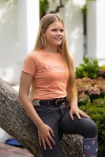 LeMieux Young Rider Arianna TShirt Sherbert Yellow | Cotton Jersey, Logo Design