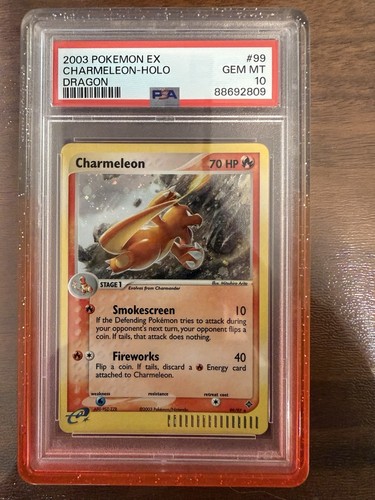Charmeleon 99/97 EX Dragon Holo Secret Rare 2003 Pokemon Card PSA 10 Low Pop 