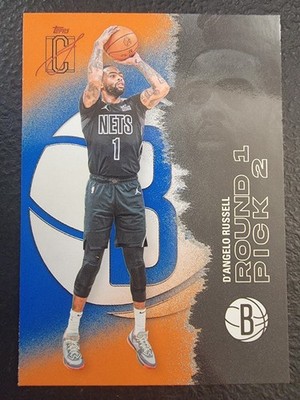 2025-26 Topps Signature Class D'Angelo Russell #16 Blue & Orange