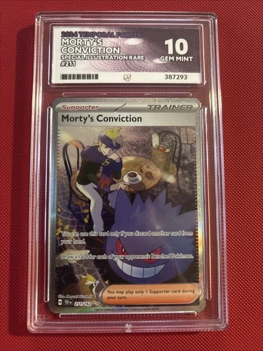 Pokémon TCG Morty's Conviction Special Illustration Rare Ace 10