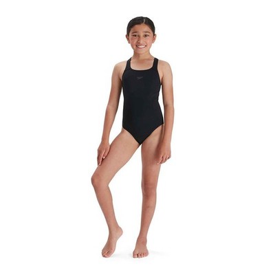Speedo ECO Endurance+ Medalist Junior Swimsuit 5-6 Years / 24'' Black 5-6 Years /