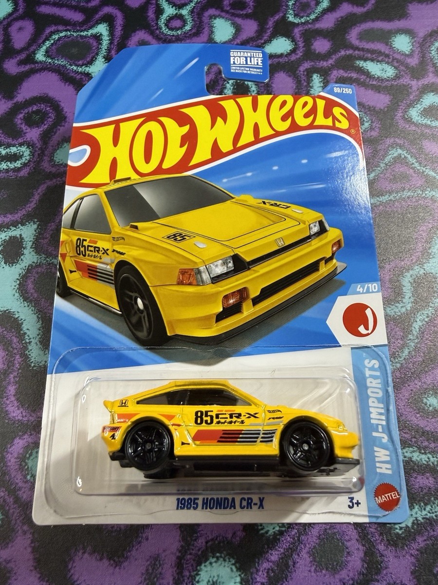 🔥2026 Hot Wheels 1985 Honda CR-X Yellow HW J-Imports 4/10 - 89