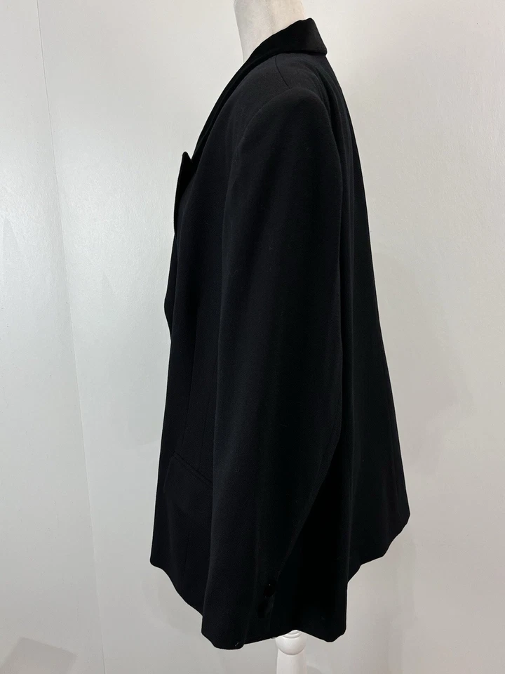 Винтажный Jones Нью-Йорк 100% камвольная шерсть блейзер куртка Sz 24W плюс двойной груди  - Изображение 2 из 4