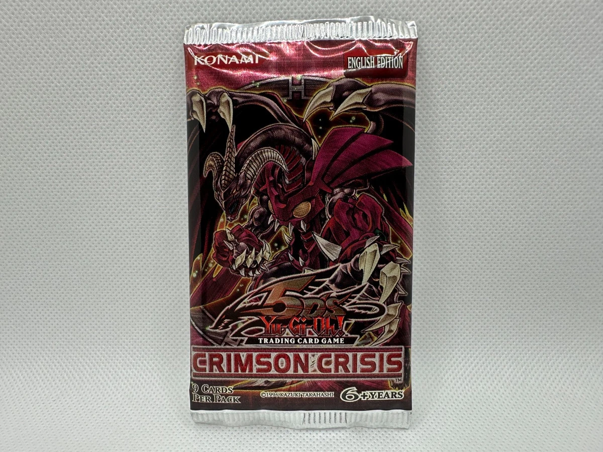 Yu-Gi-Oh! TCG Crimson Crisis Sealed Collectible Card Game Packs