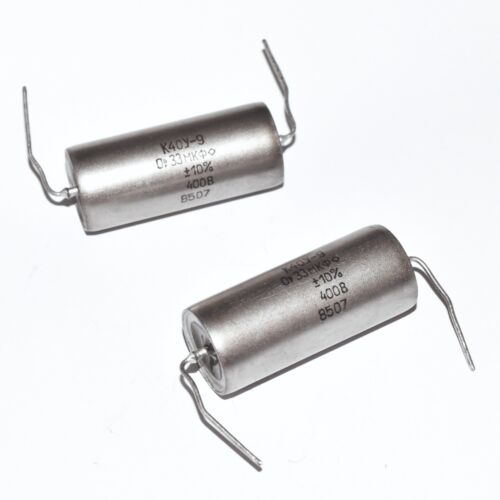 CONDENSADORES DE AUDIO PIO DE PAPEL EMPAREJADO 0,33UF 400V K40Y-9 - Imagen 2 de 2