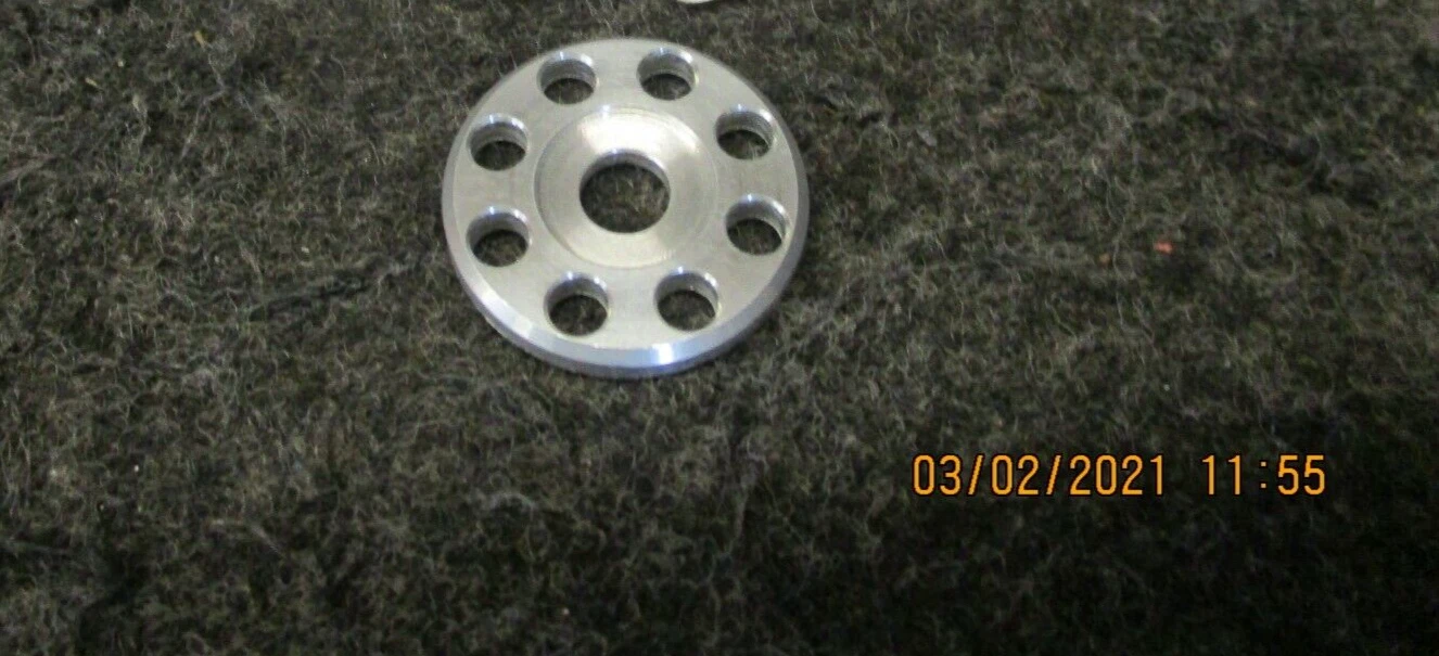 Honda CR125 2006 DOCWOB silver alloy petrol tank top hat washer fitting kit