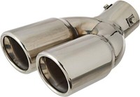 Simoni Racing TRX/14 EndschalldäMpfer Edelstahl Doppelt Rund SchräG Hinten Chrom