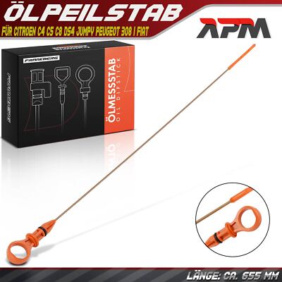 Ölmessstab Ölpeilstab Ölstab für Citroën C4 C5 C8 DS4 Jumpy Peugeot 308 I Fiat