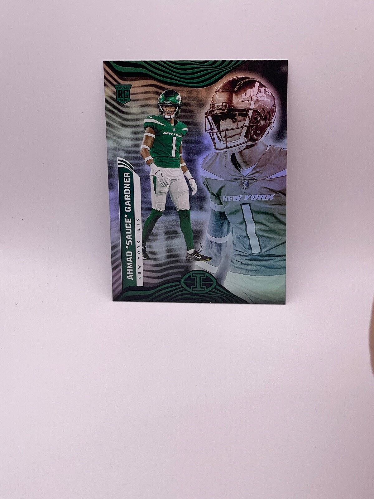 Ahmad "Sauce" Gardner RC 2022 Panini Illusions Rookie Football Card #21