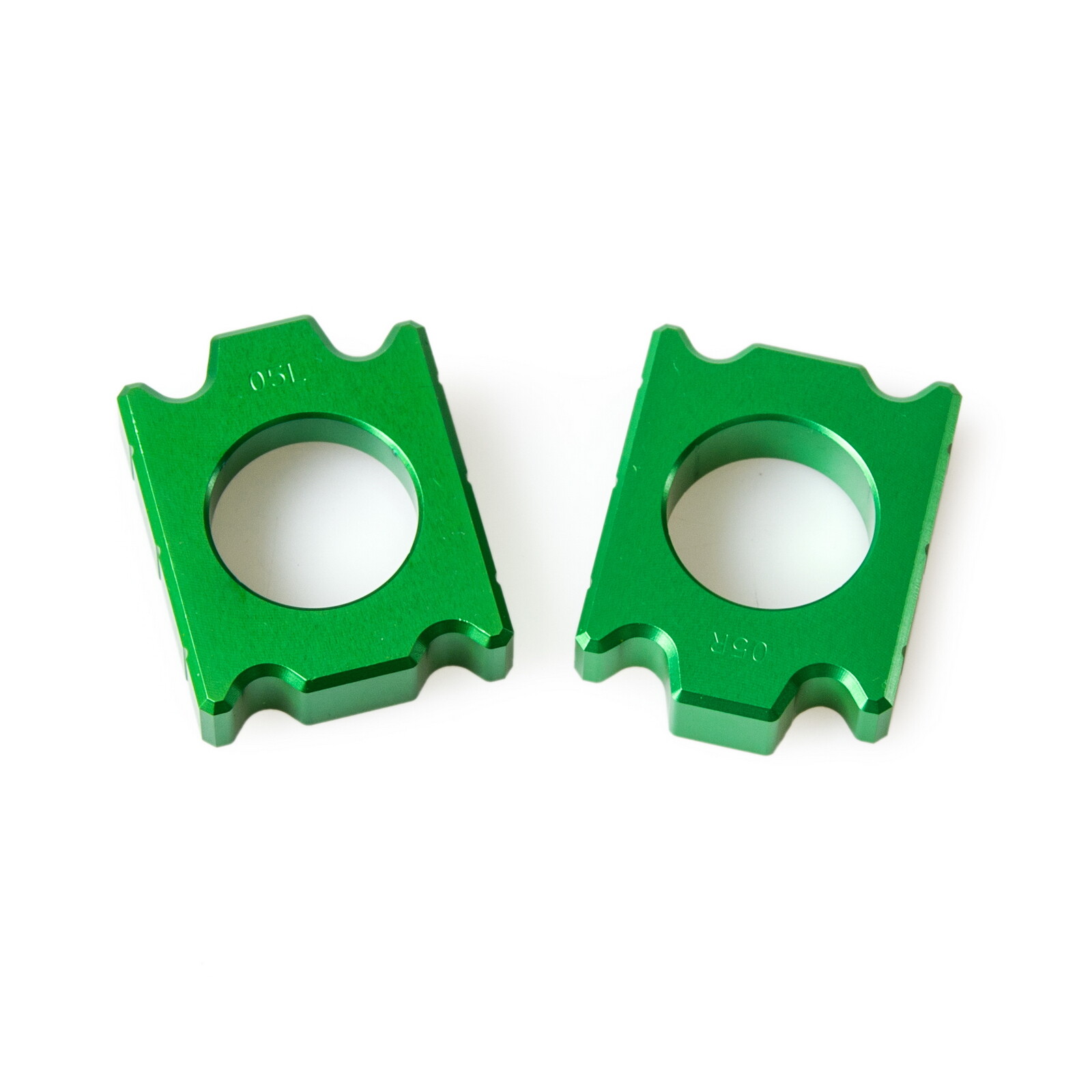 Chain Adjuster Axle Blocks For Kawasaki KX125 KX250 20032008 KX250F