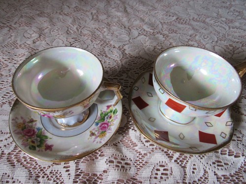 2 Tea Cup & Saucer Sets - Picture 5 of 12