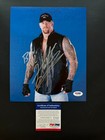 The Undertaker Rare! autographed signed Big Evil WWE 8x10 photo PSA/DNA BAS coa