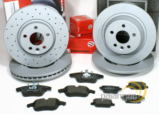 FüR Ford Galaxy WA - Zimmermann Bremsen Set BremsbeläGe FüR Vorne Hinten-image