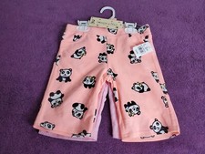 Girls Colette Lilly Cotton Shorts Large 6X 2 Pack - Pandas  Pink