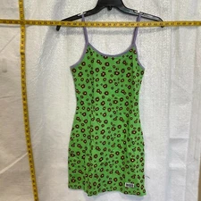 Ragged Jeans Womens Green Floral Sleeveless Spaghetti Strap Camisole Top Size S 