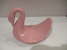 Vintage Pink Swan Towel Holder Bathroom D cor 1980s - Hollywood Regency