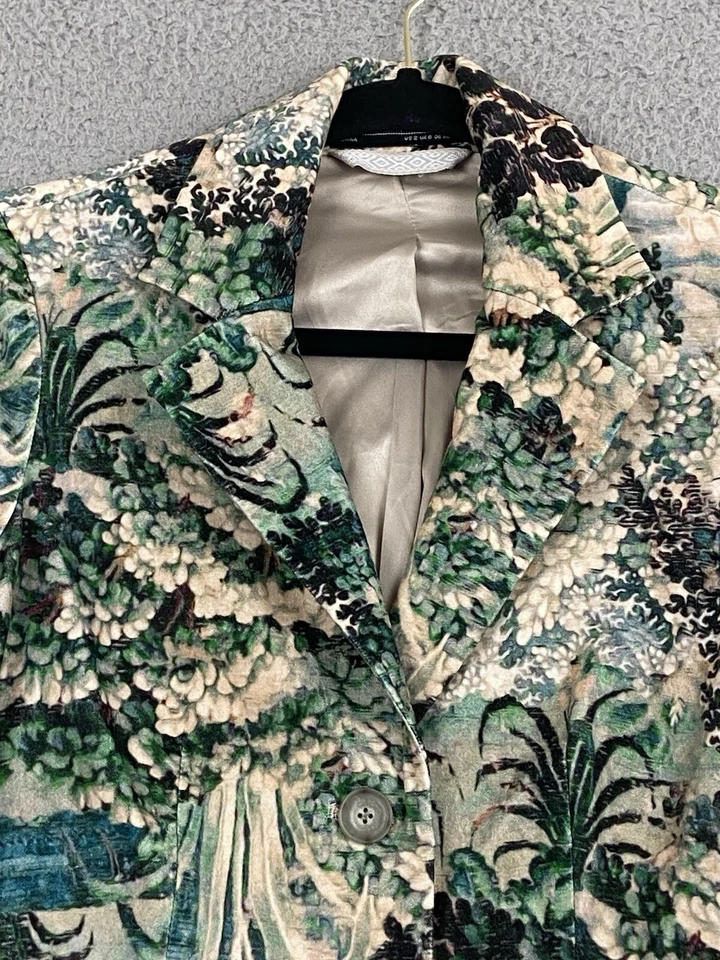 Nueva Chaqueta Pastoral Pana Peruvian Connection Talla 2 Tapiz Victoriano $299 Foto 3 de 4