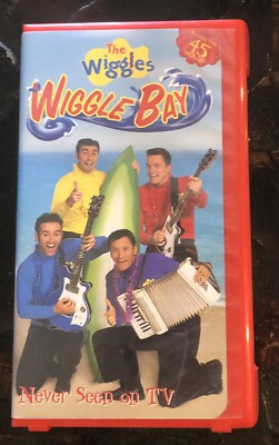 The Wiggles Wiggle Bay Never Seen on TV 45 min VHS Musical Ocean Beach Party 