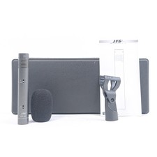 Jts Js-22 Condenser Cardioid Microphone With Case, Clip, Pop Filter, And Manual