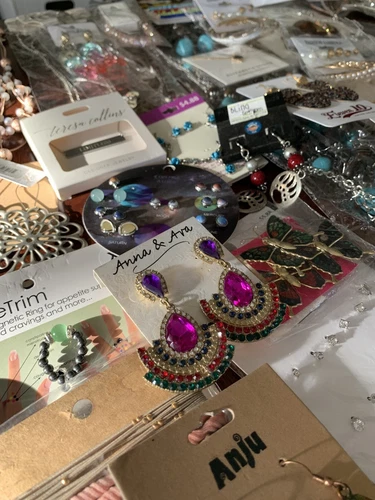 Jewelry Lot NEW with Tags! Gifts, Resell, Necklace, Bracelet, Earrings, Ring Etc