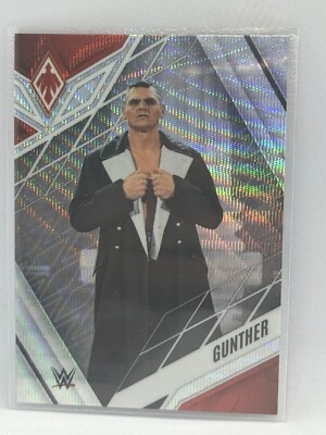 Gunther Silver Wave 2023 Panini Chronicles Phoenix WWE # 318