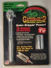 Gator Grip Universal Socket Set Wrench 3 Piece Set Original Package - New Nib! 
