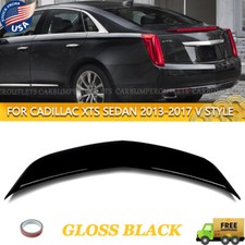 Gloss Balck Fits Cadillac Xts 2013-2017 Rear Trunk Wing Spoiler Painted Highkick Gloss Balck Fits Cadillac Xts 2013-2017 Rear Trunk Wing Spoiler Painted Highkick