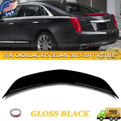 Gloss Balck Fits Cadillac XTS 2013-2017 Rear Trunk Wing Spoiler Painted Highkick