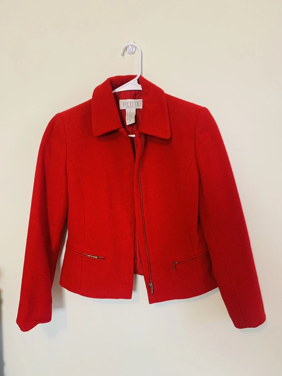 Red clearance petite blazer