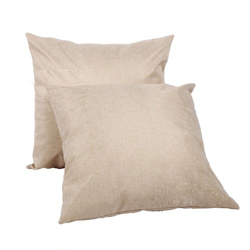 10Pcs Linen Sublimation Blank Pillow Case Cushion Cover 16'' x 16'' DIY Printing - Picture 9 of 10