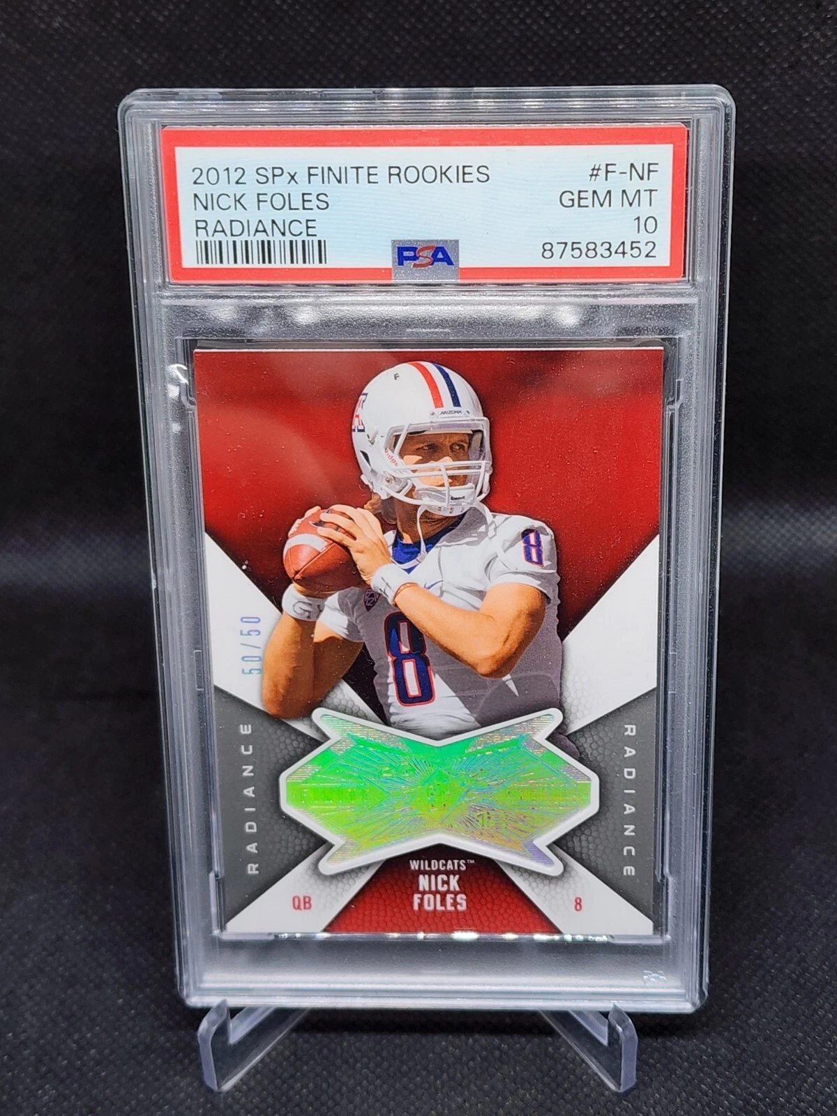 Nick Foles SPx Finite Rookies #FNF Radiance