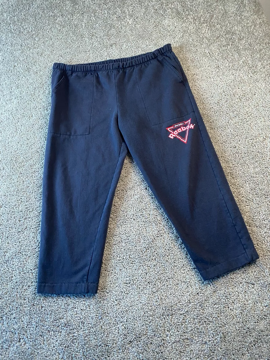 Reebok black best sale sweatpants