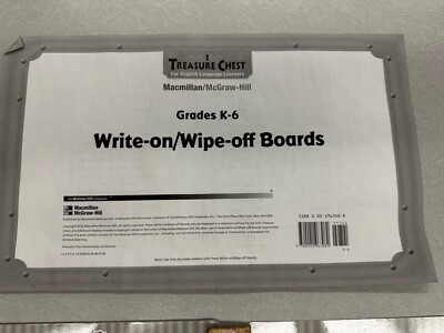 NEW Reading Comprehension ''Write-on/Wipe Off Boards Dry Erase Mats Homeschool 46