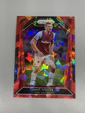 Tomas Soucek 2020-21 Panini Prizm English Premier League ⚽️ Red Cracked Ice #185