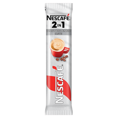 NESCAFE 2in1 Unsweetened Instant Coffee 28 Sticks Box 224g 7.9oz