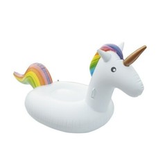 Unicorn Inflatable Floats Giant Swim Pool Ring Water Rafts Summer Swim Float