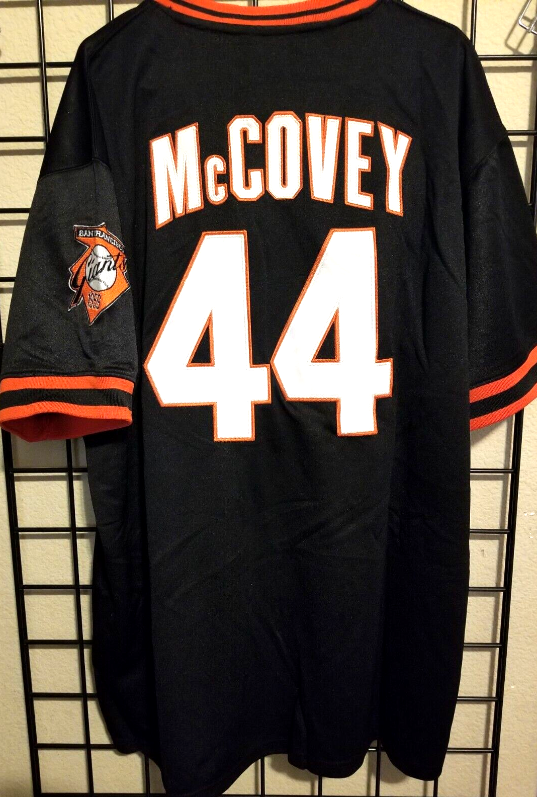 San Francisco Giants Willie McCovey Throwback Baseball Jersey 4X